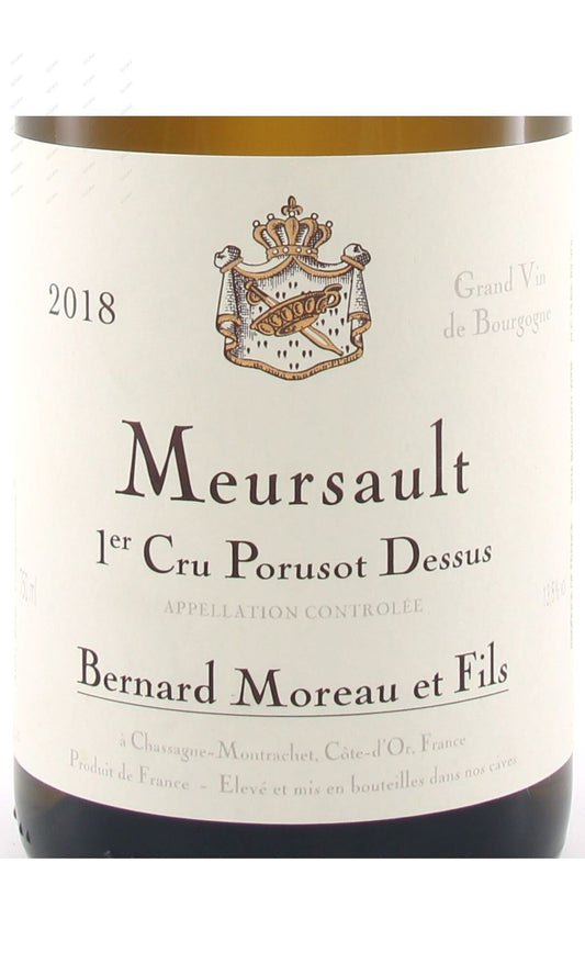 Bernard Moreau, Meursault, Porusot Dessus, 1er Cru
