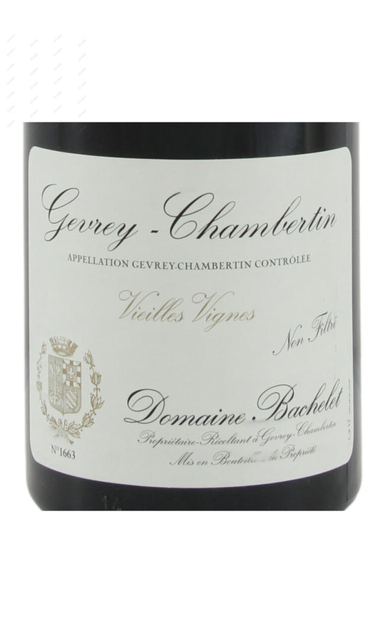 Bachelet, Gevrey Chambertin, VV Non Filtre