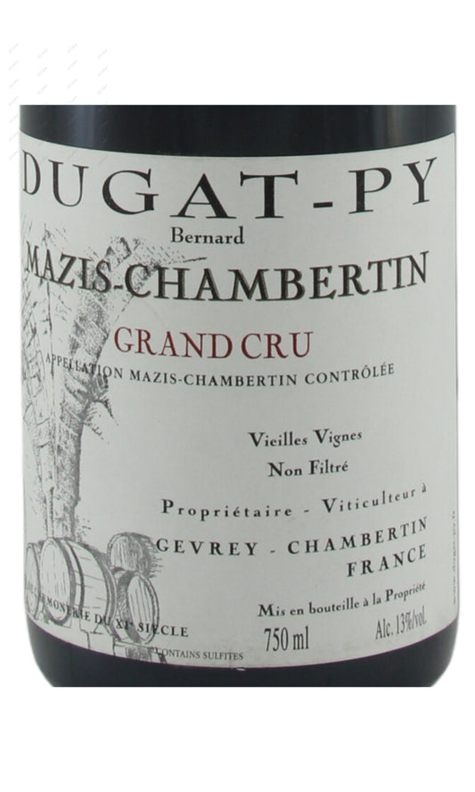 Bernard Dugat-Py, Mazis Chambertin, Grand Cru VV non-filtre