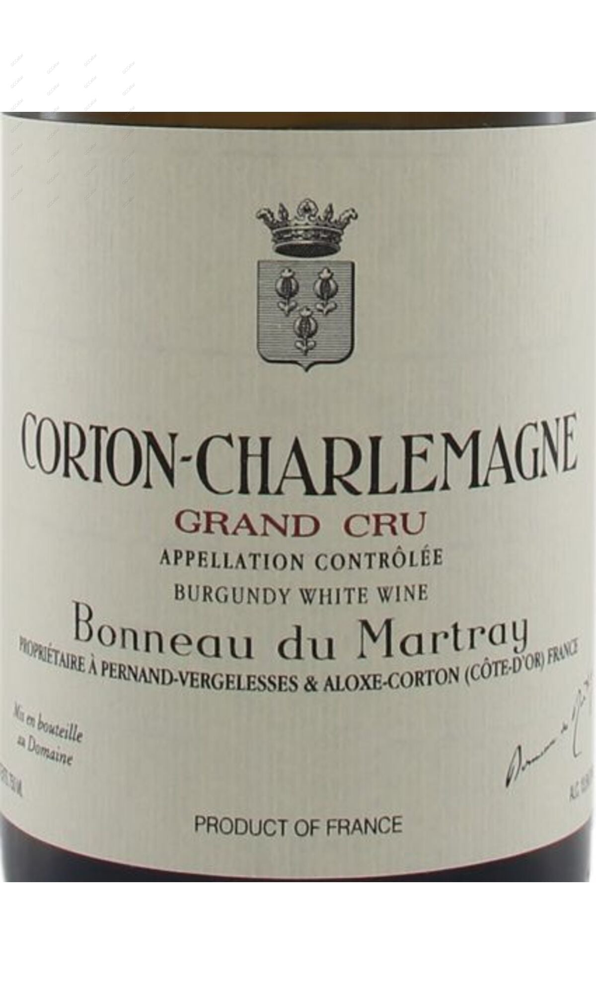 Bonneau du Martray, Corton-Charlemagne Grand Cru