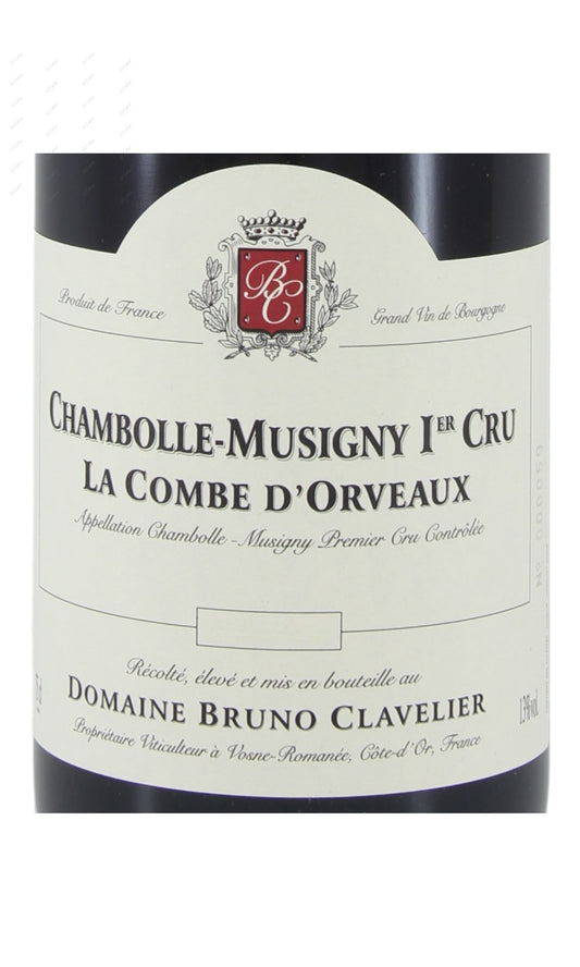 Bruno Clavelier, Chambolle Musigny, La Combe d'Orveaux, 1er Cru