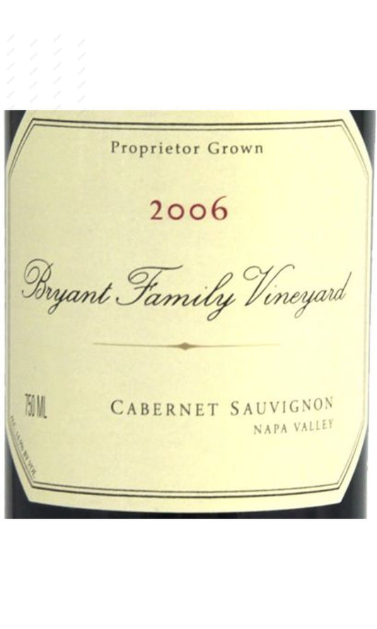 Bryant Family Vineyard, Cabernet Sauvignon