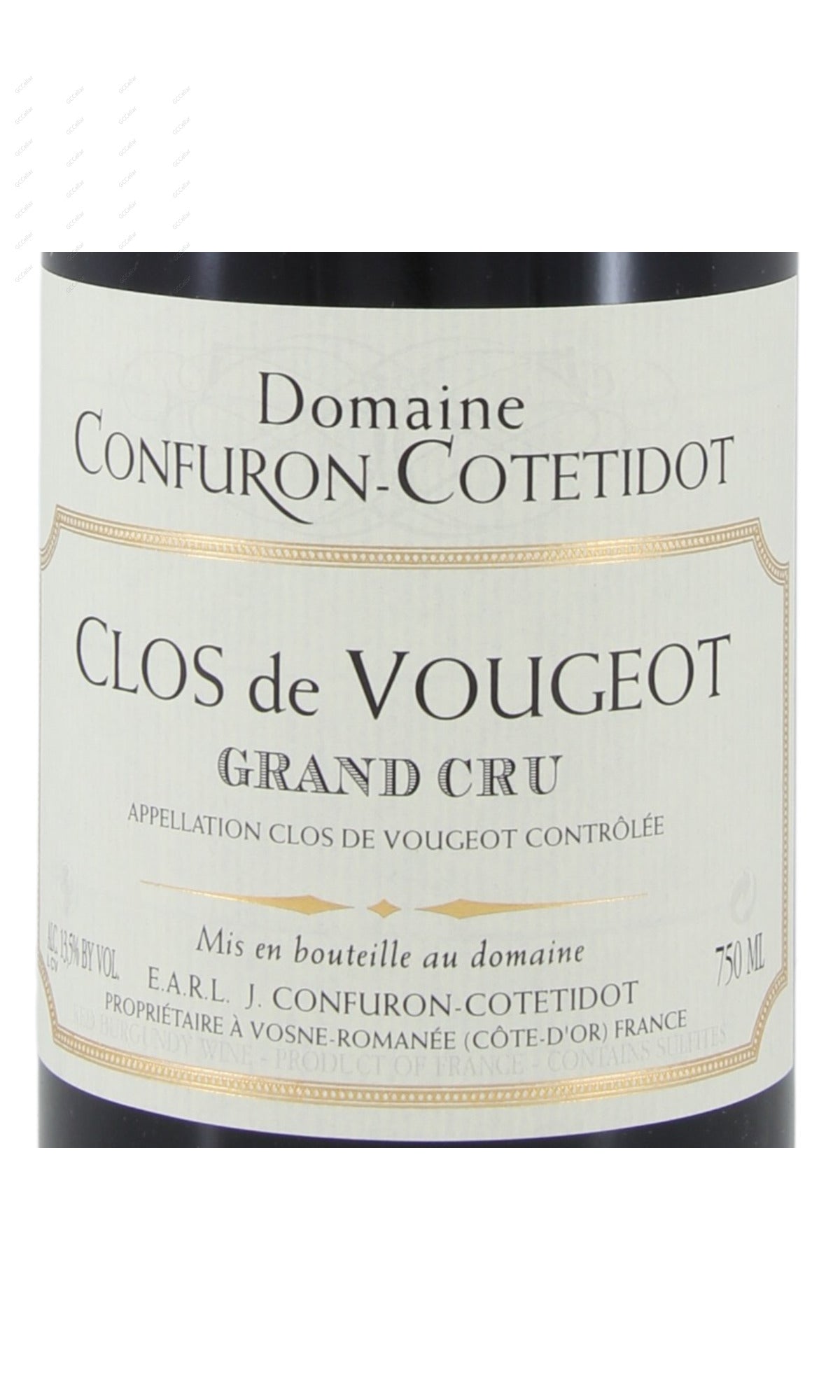 Confuron Cotetidot,Clos de Vougeot, Grand Cru