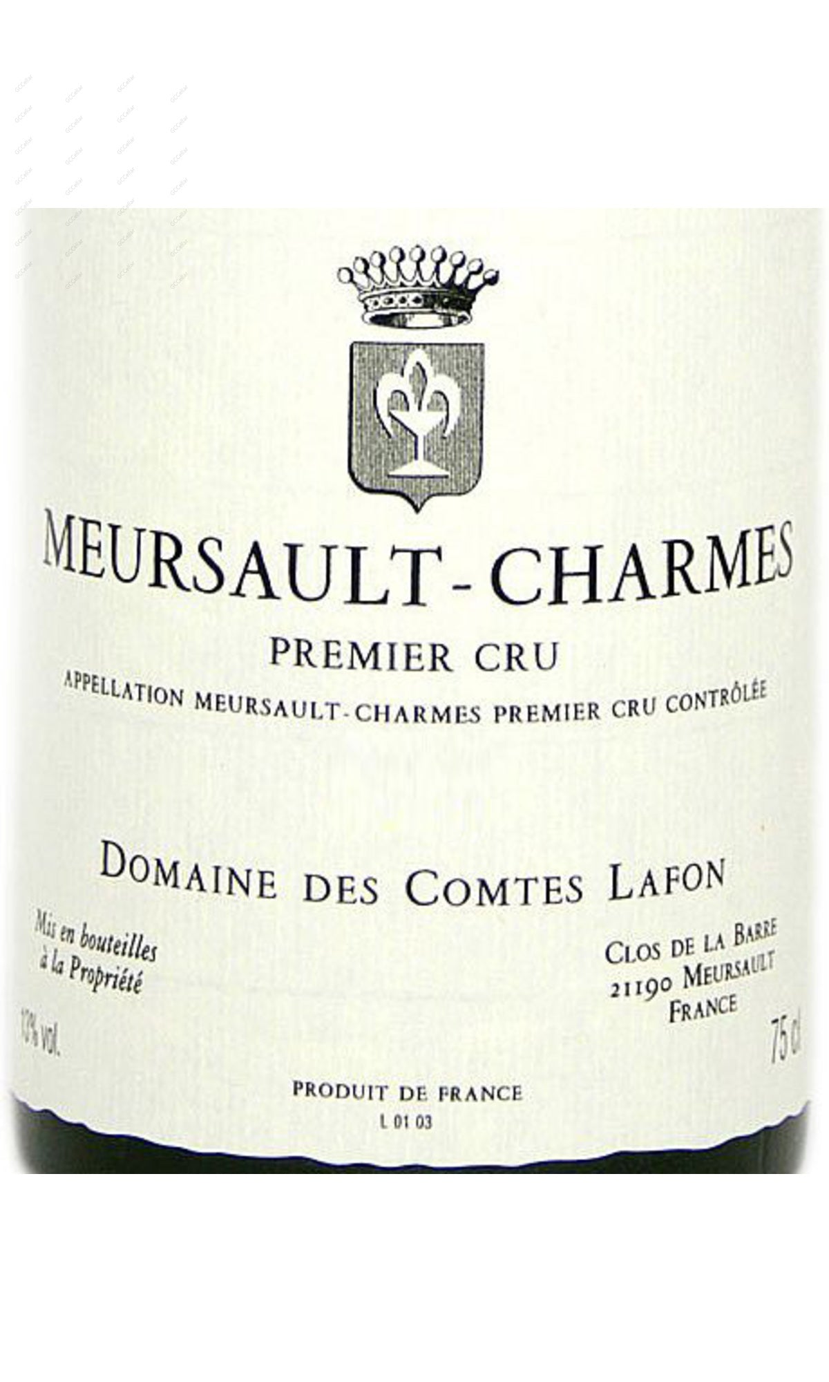 Domaine des Comtes Lafon, Meursault, Charmes, 1er Cru
