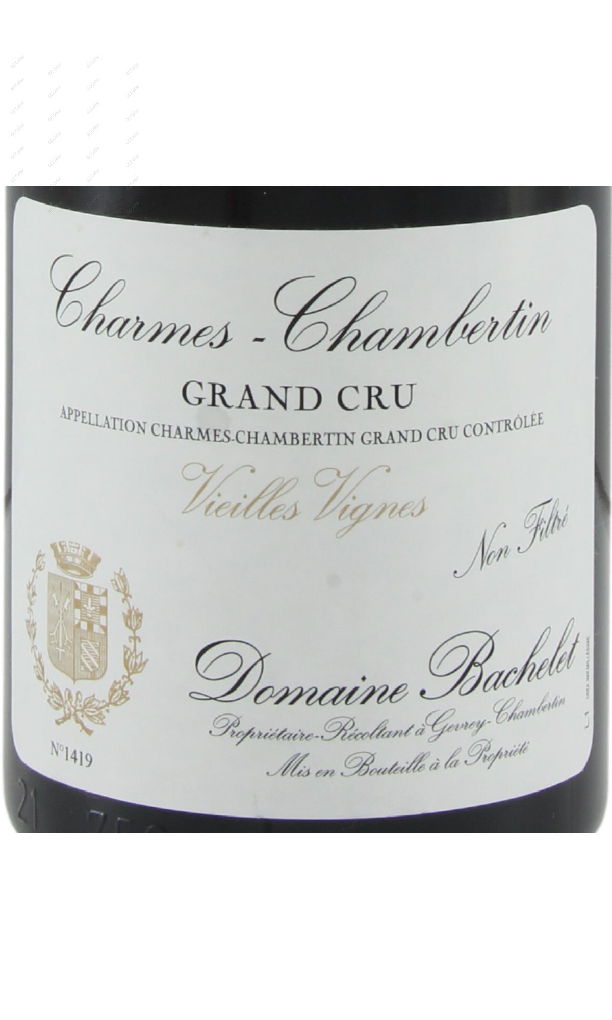 Bachelet, Charmes Chambertin, Grand Cru, VV Non-Filtre