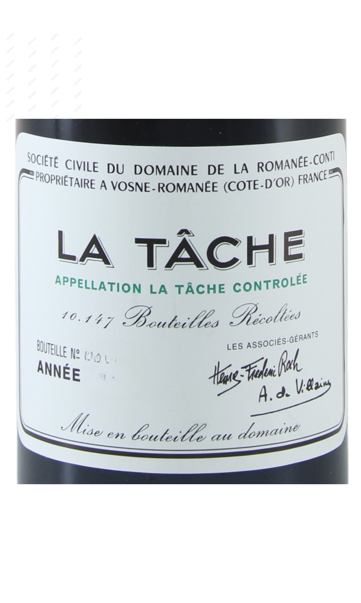 DRCLS-A2019 DRC, La Tache Grand Cru DRC 拉塔希特級園 750ml