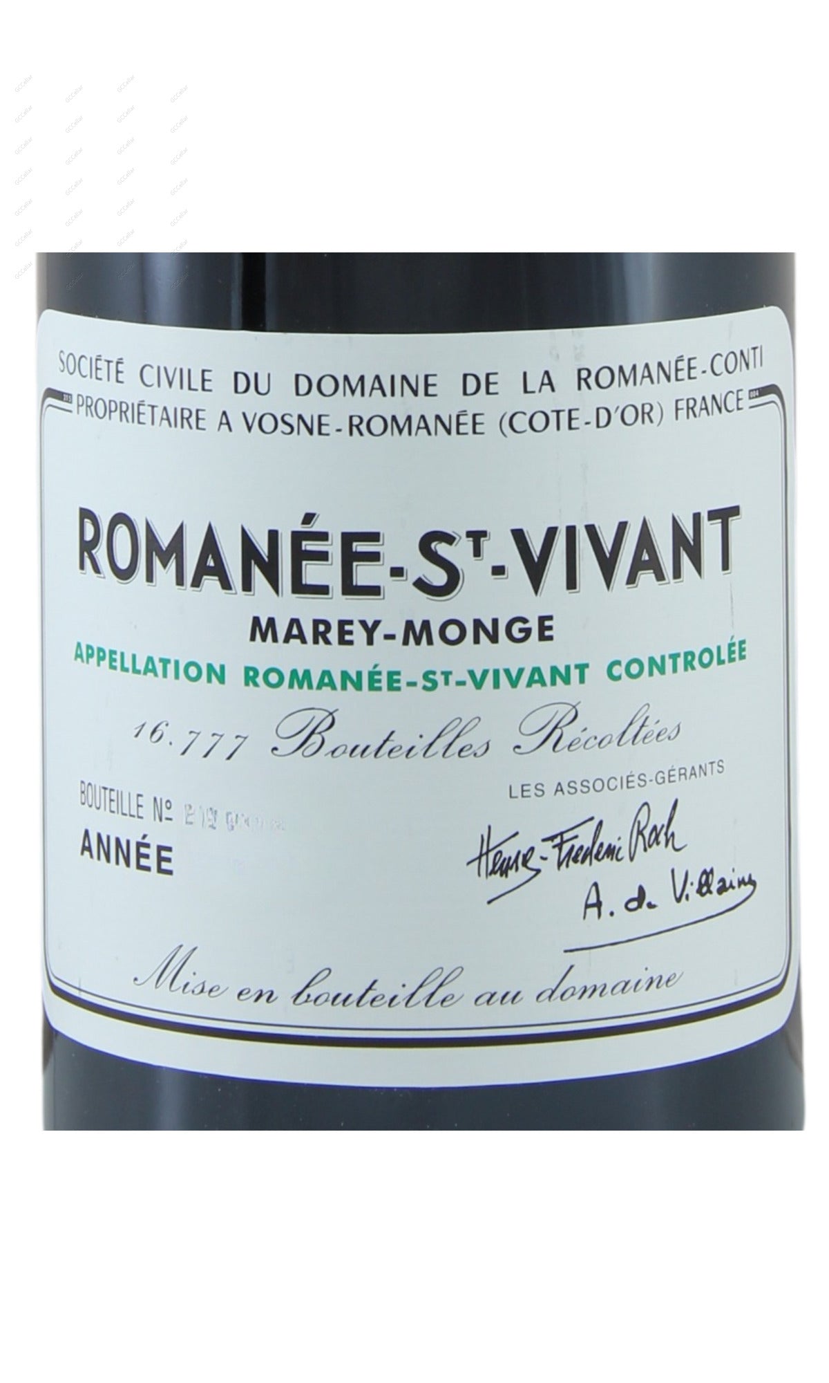 DRC, Saint Vivant Grand Cru