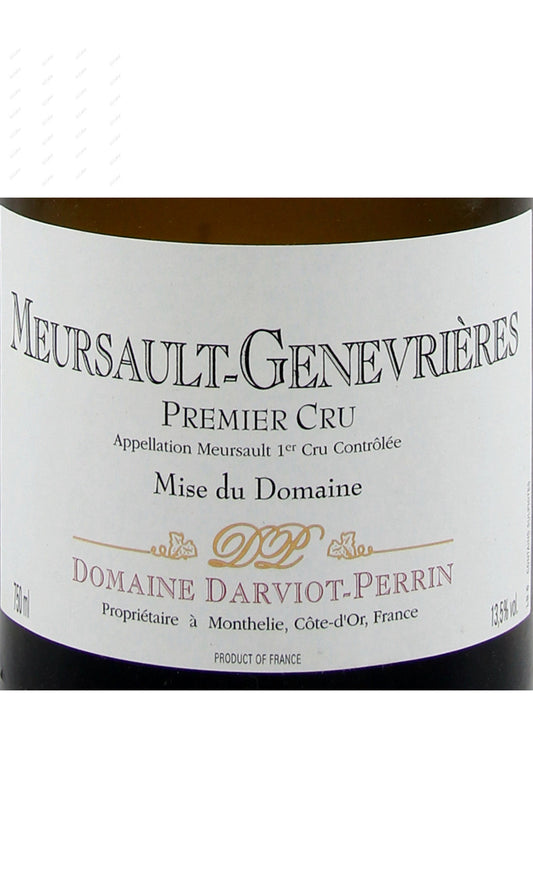 Darviot Perrin, Meursault, Genevrieres, 1er Cru