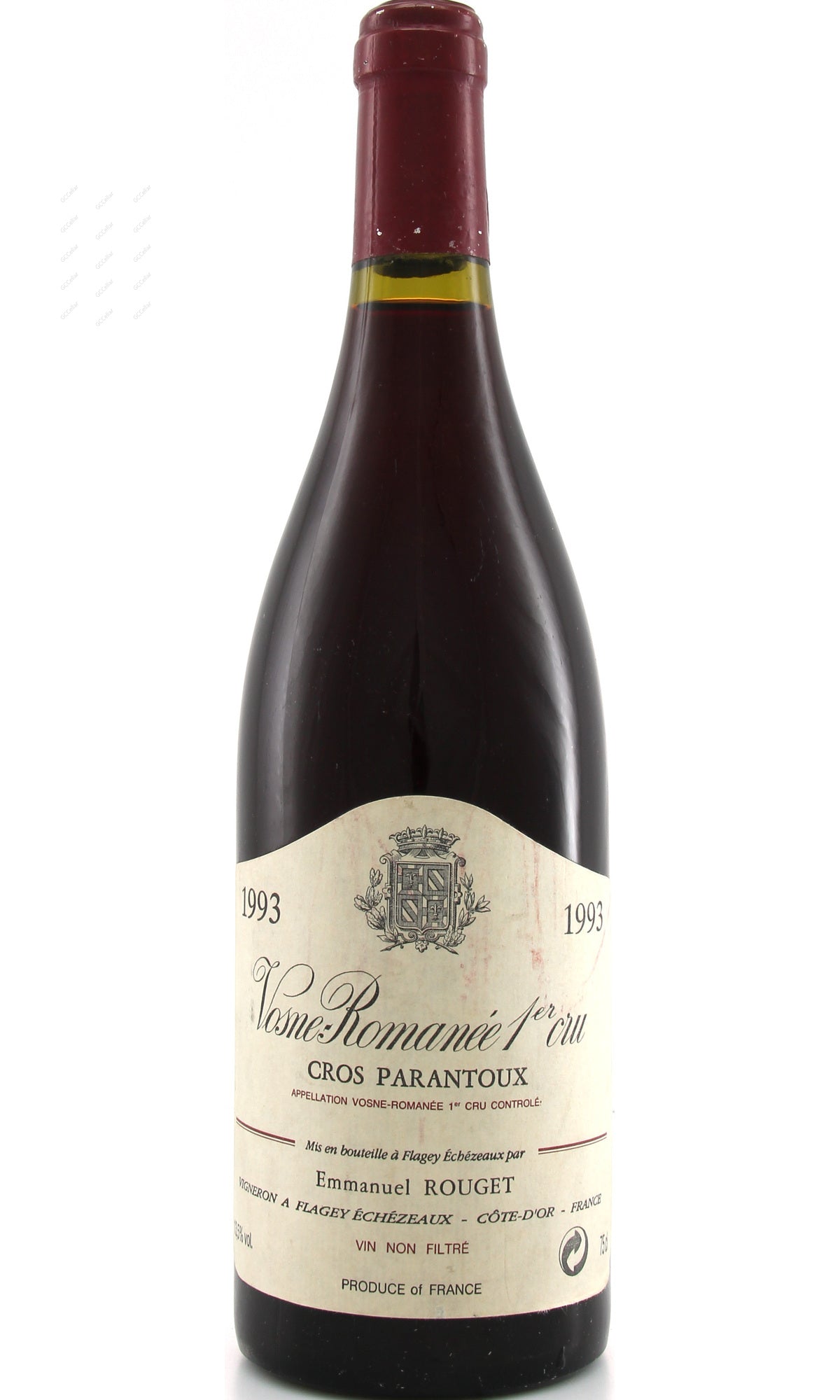 ERCPS-A1993 Emmanuel Rouget, Vosne Romanee, Cros Parantoux, 1er Cru 艾曼紐爾胡傑酒莊 維森羅曼尼 帕蘭圖 一級園 750ml