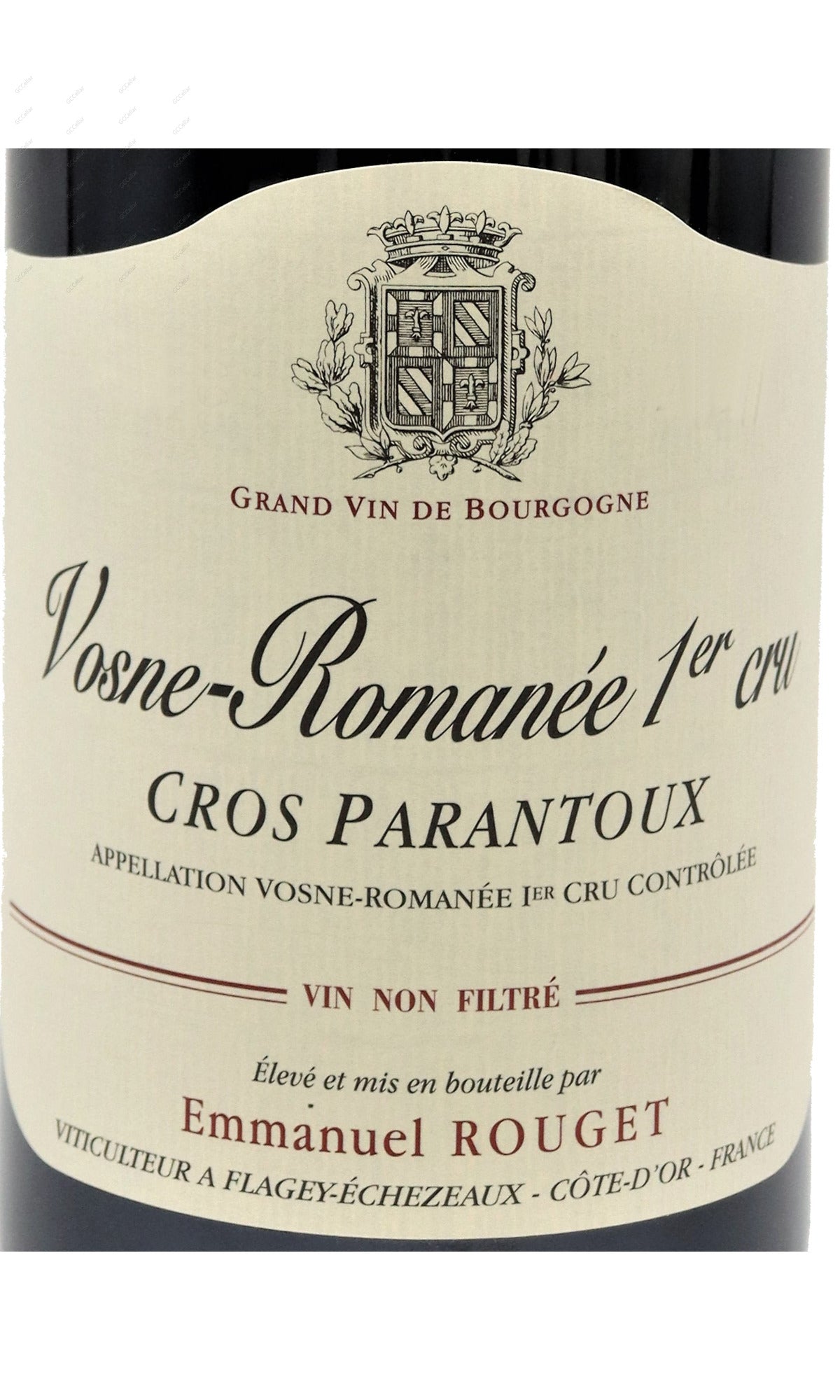 ERCPS-A2009 Emmanuel Rouget, Vosne Romanee, Cros Parantoux, 1er Cru 艾曼紐爾胡傑酒莊 維森羅曼尼 帕蘭圖 一級園 750ml