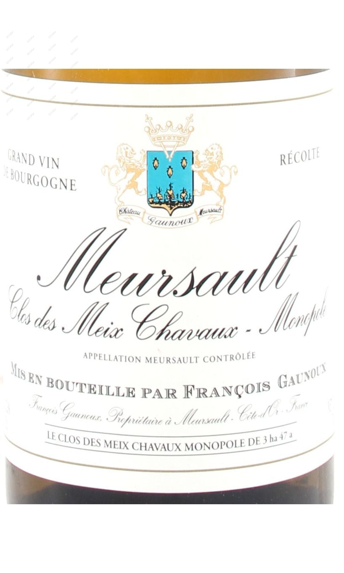 Francois Gaunoux, Meursault, Clos des Meix Chavaux