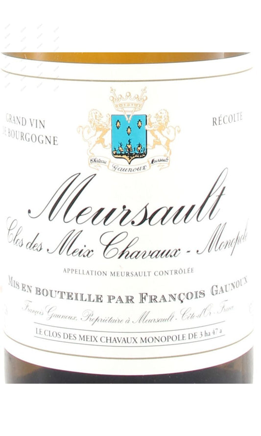 Francois Gaunoux, Meursault, Clos des Meix Chavaux