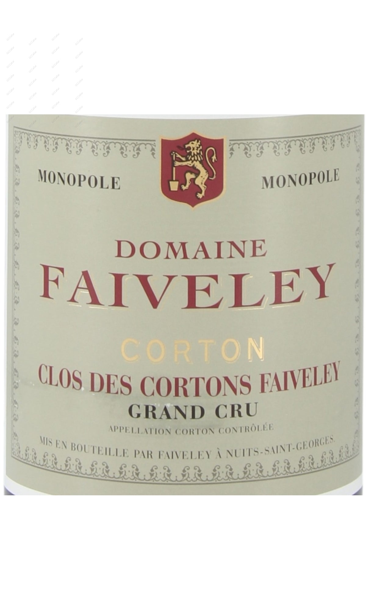 Faiveley, Corton, Clos des Cortons, Grand Cru Monople