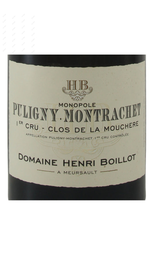Maison Henri Boillot, Puligny Montrachet, Clos de la Mouchere, 1er Cru