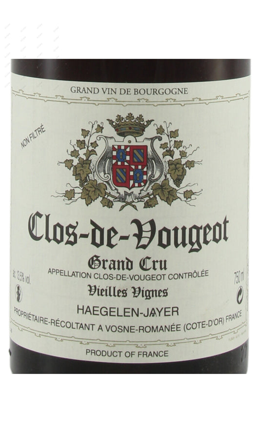 Haegelen Jayer, Clos Vougeot, Grand Cru, VV