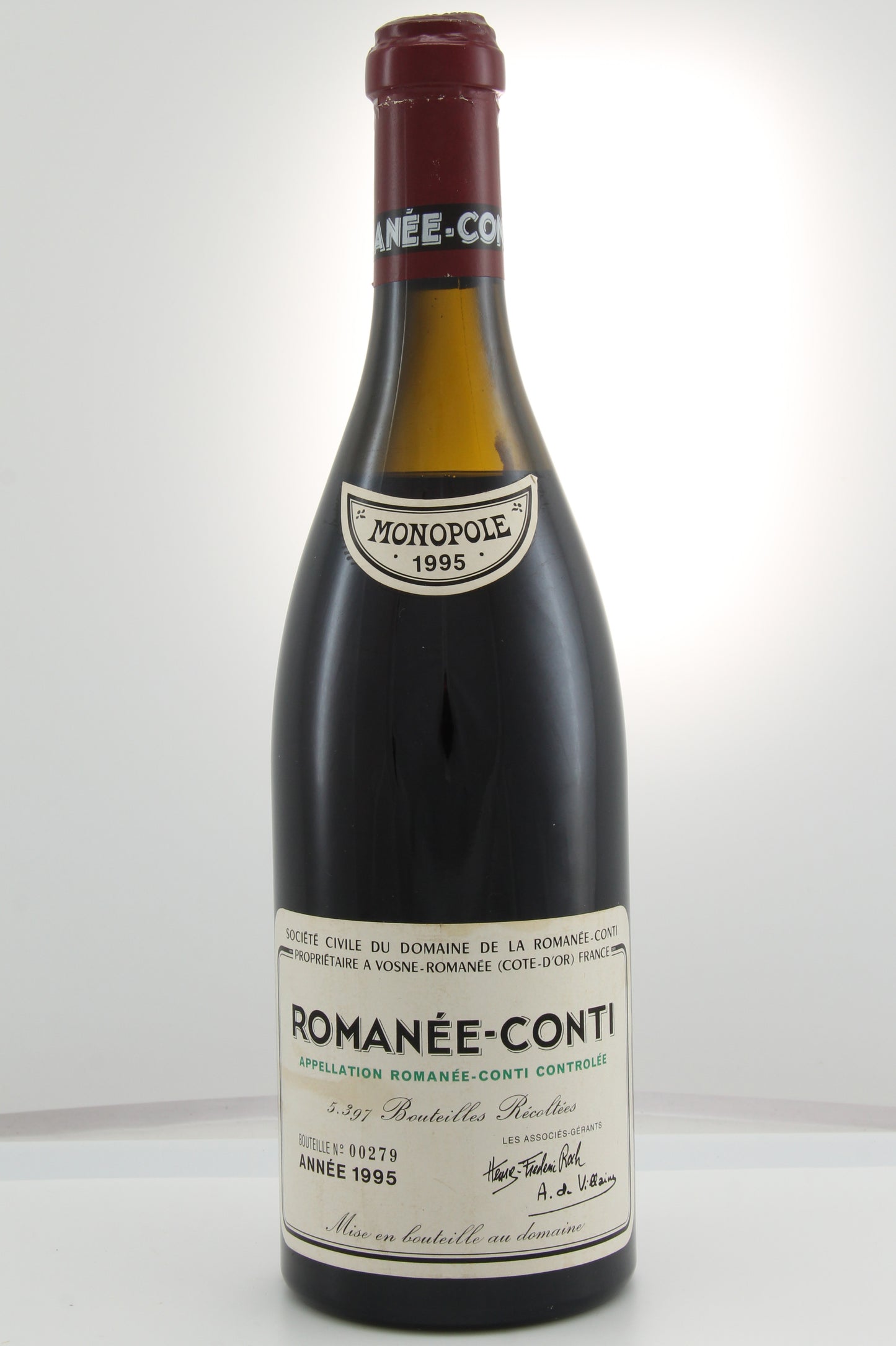DRCCS-A1995*-R17028 DRC - Romanee Conti* DRC 羅曼尼康帝* 750ml