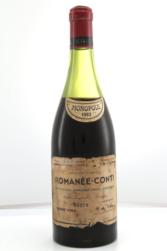 DRCCS-A1963*-R14507 DRC - Romanee Conti* DRC 羅曼尼康帝* 750ml
