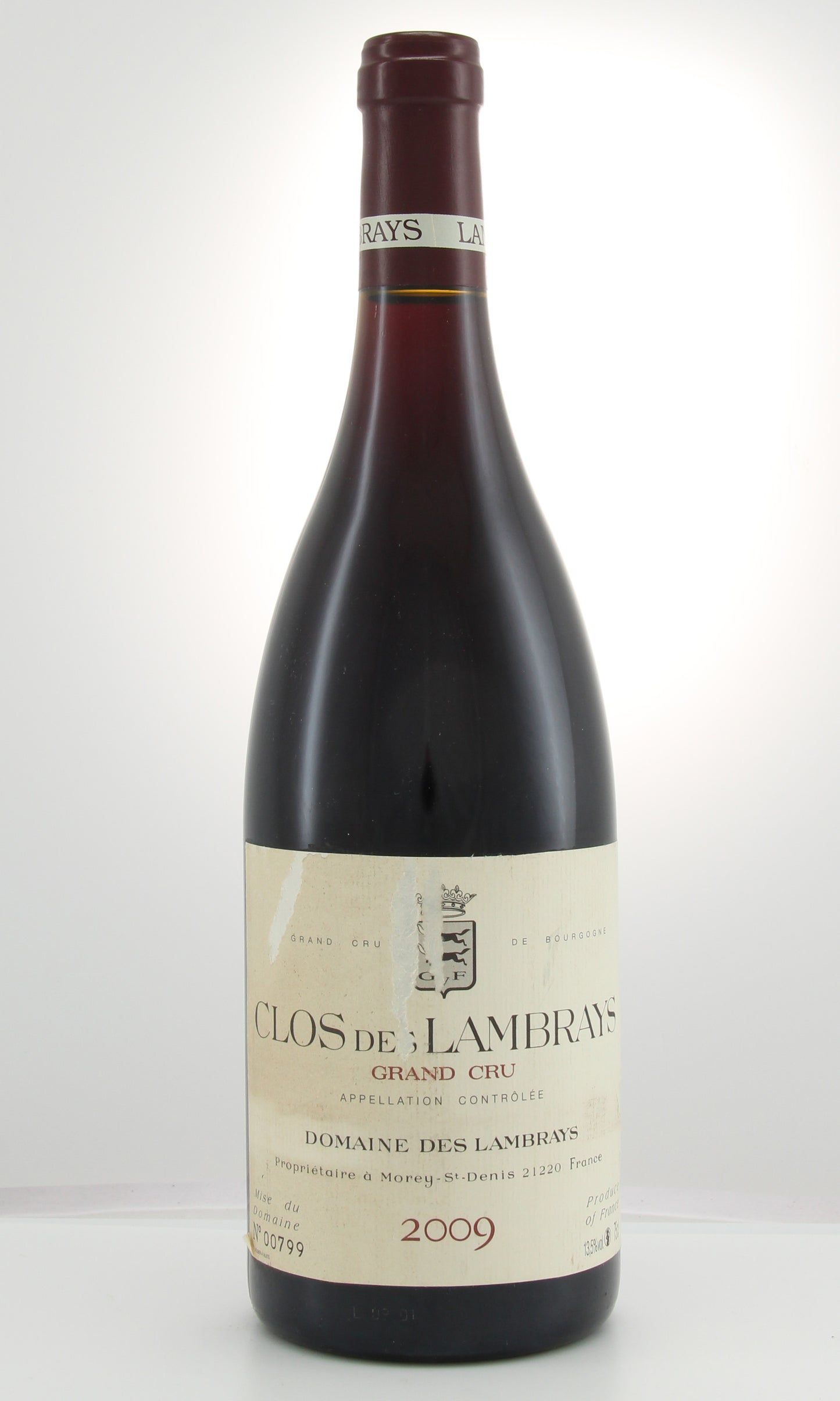 LBYLB-A2009*-R23042 Domaine des Lambrays, Clos de Lambrays, Grand Cru* 朗貝雷酒莊 朗貝雷特級園* 750ml