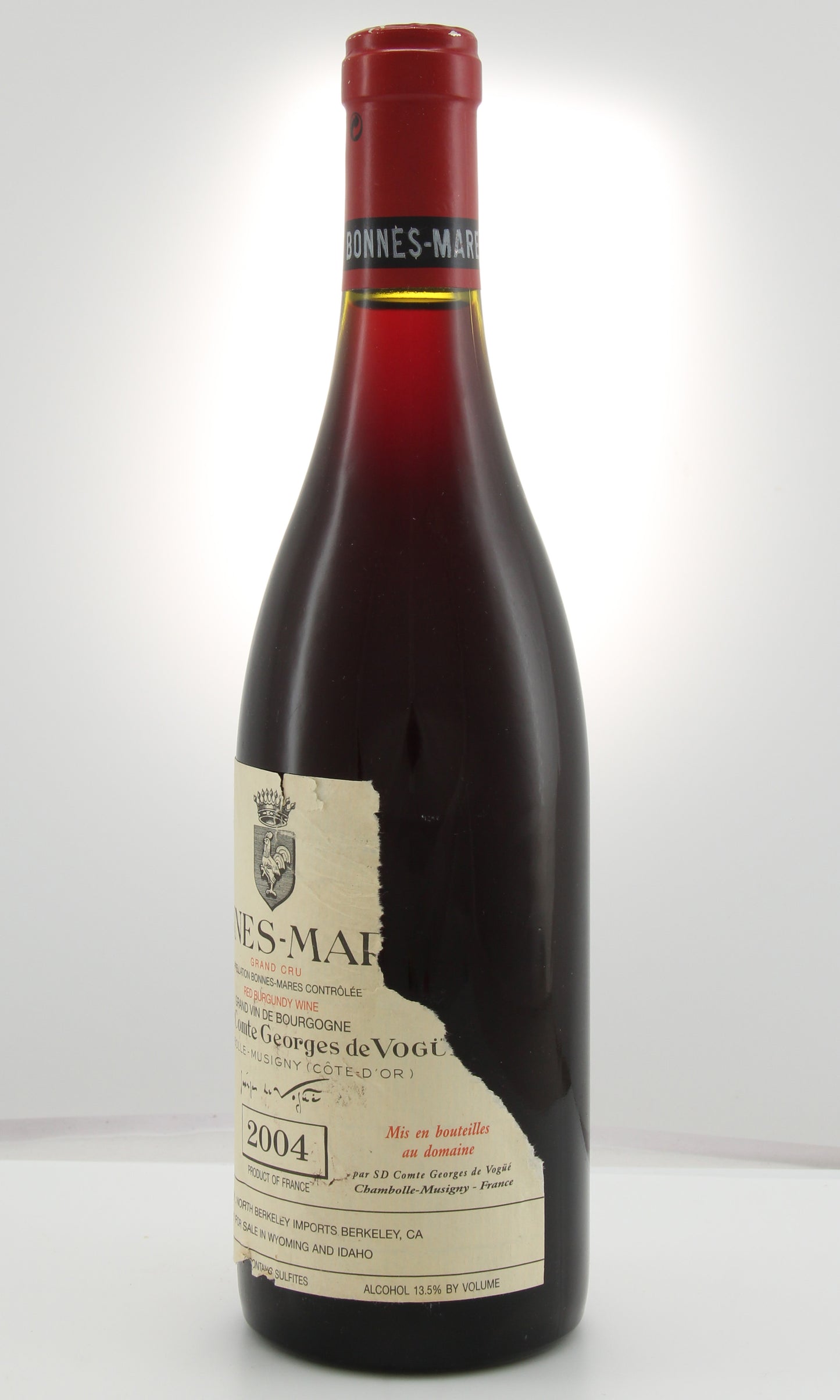 CVBMS-A2004*c-R23018 Comte Georges de Vogue, Bonnes Mares, Grand Cru*c 胡姬酒莊 柏內瑪爾特級園*c 750ml