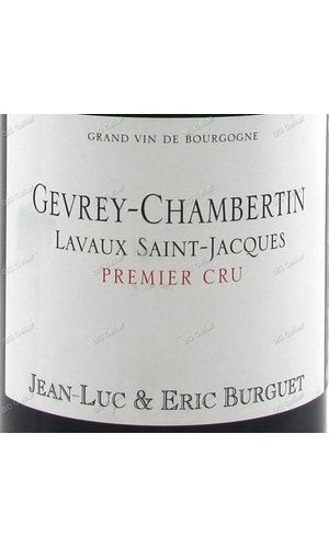 Jean-Luc & Eric Burguet, Gevrey Chambertin, Lavaux St Jacques, 1er Cru