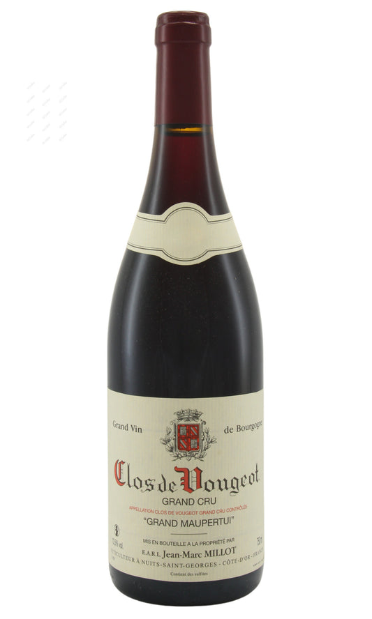 Jean Marc Millot, Clos de Vougeot, Grand Cru, Grand Maupertui