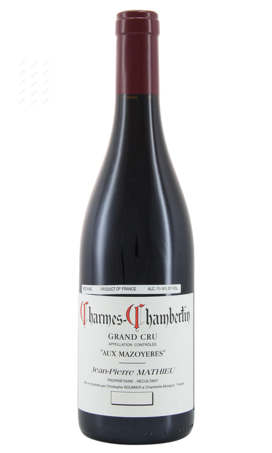 Jean Pierre Mathieu, Charmes Chambertin, Aus Mazoyeres, Grand Cru