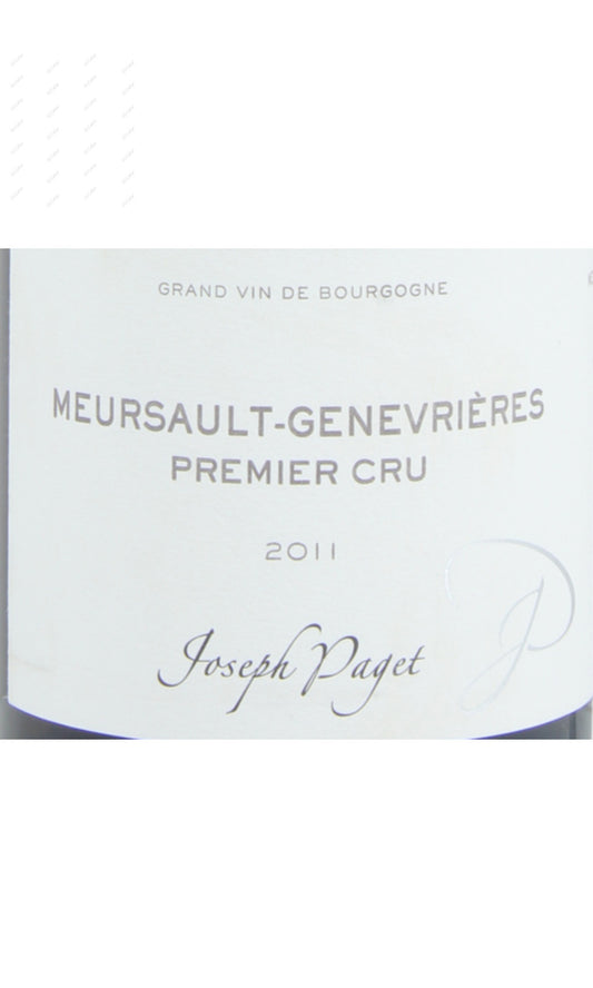 Joseph Paget,Meursault Genevrieres, 1er Cru