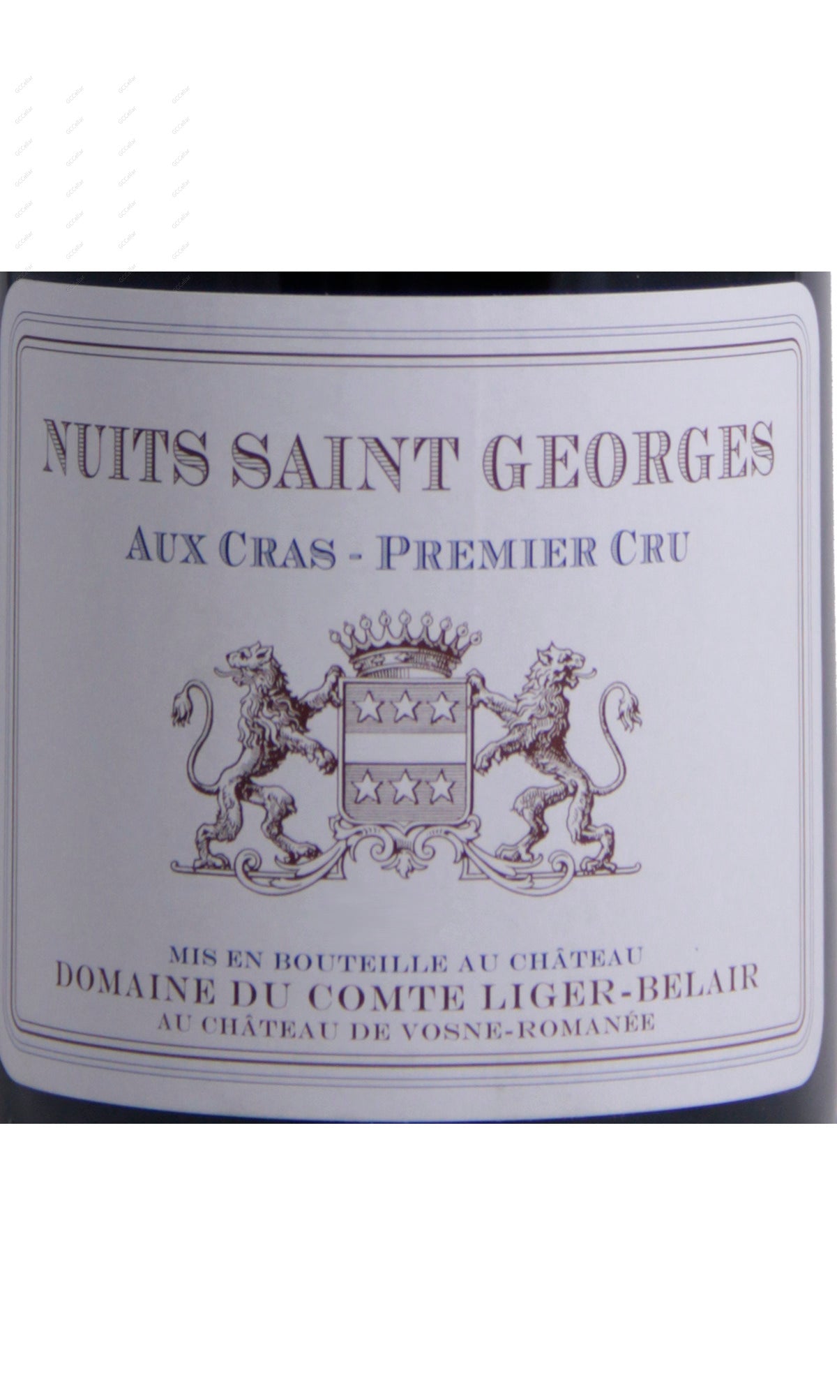 LBNCS-A2008 Liger-Belair, Nuits St. Georges, Aux Cras, 1er Cru 利傑貝奈(李白)酒莊 夜聖喬治 克拉斯 一級園 750ml