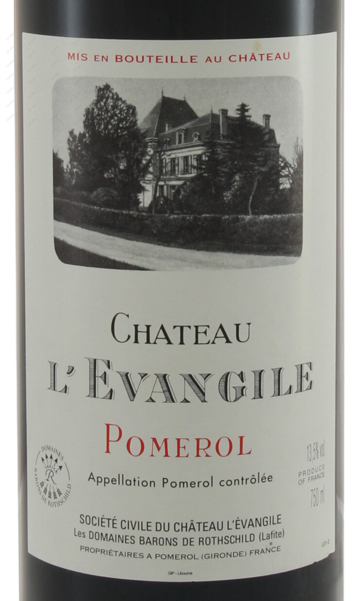 LEVGS-A2012 Chateau L'Evangile 樂王吉 750ml