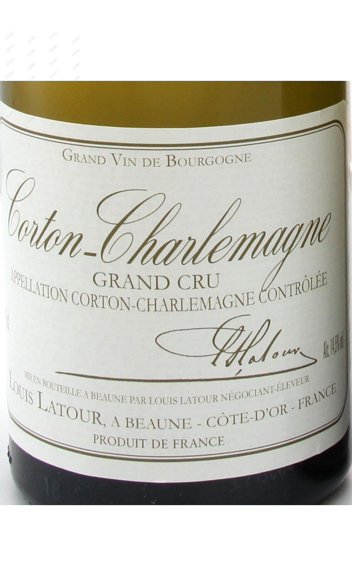 LLRCC-A2018-W Louis Latour, Corton Charlemagne Grand Cru 路易拉圖酒商 高登查理曼特級園 白酒 750ml