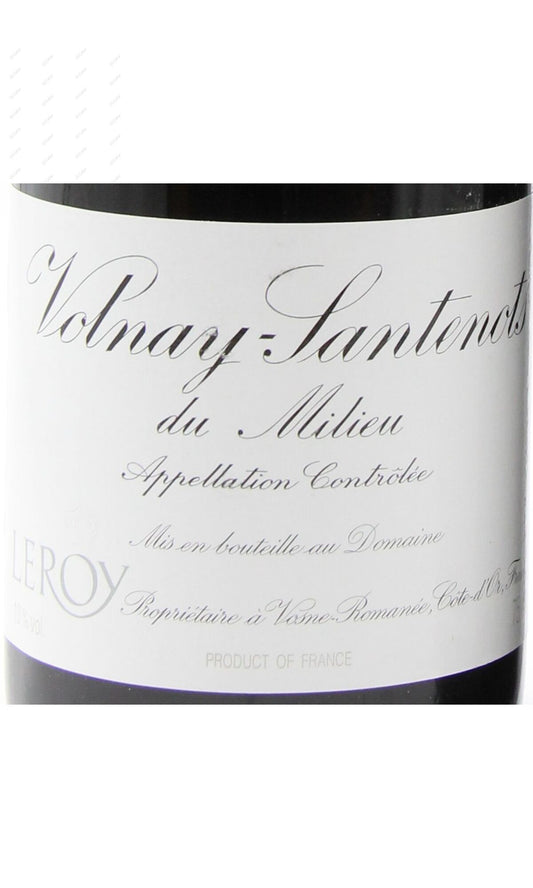 Leroy, Volnay, Santenots du Milieu