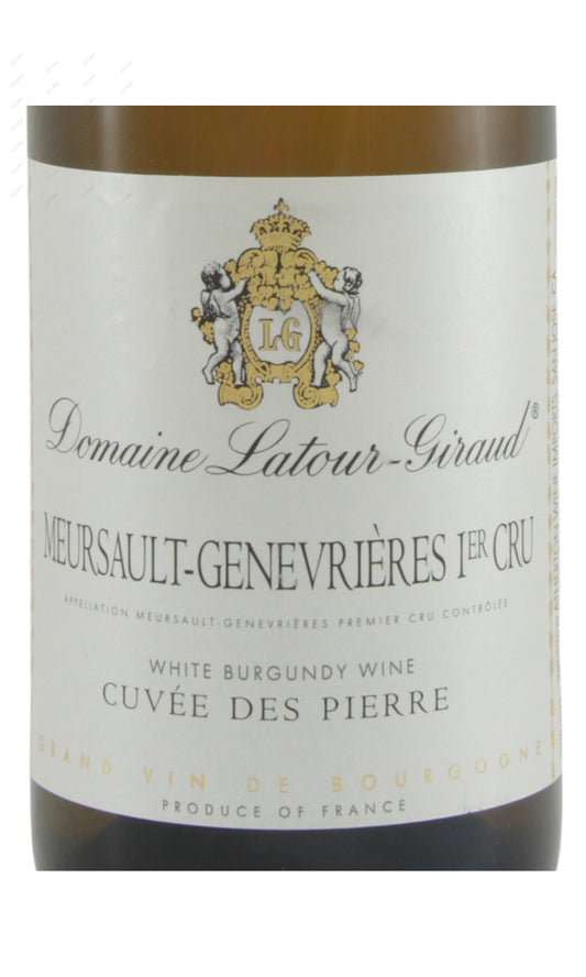 Latour Giraud, Meursault Genevrieres, Cuvee des Pierre, 1er Cru