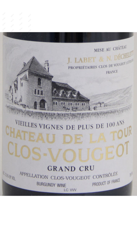 Chateau de la Tour, Clos Vougeot Grand Cru, VV