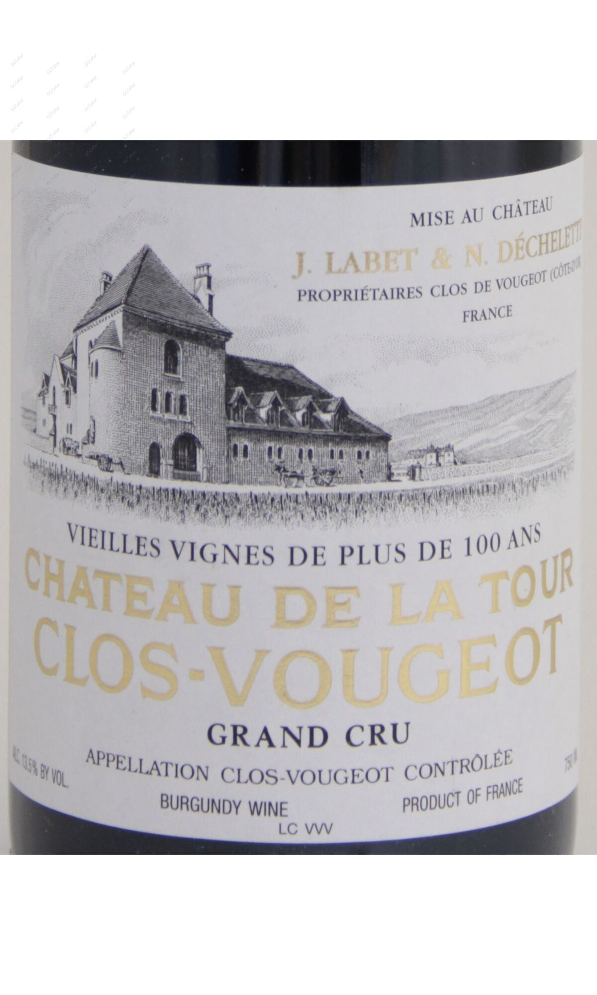 Chateau de la Tour, Clos Vougeot Grand Cru, VV