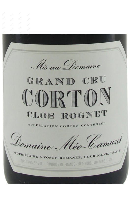 Meo-Camuzet, Corton, Clos Rognet, Grand Cru