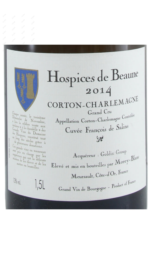 Maison Morey Blanc, Hospices de Beaune, Corton-Charlemagne Grand Cru, Cuvee Francois de Salin