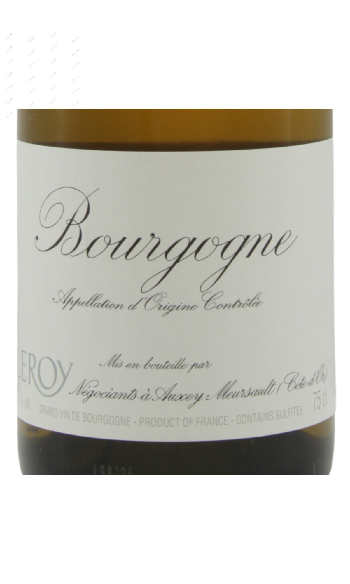 MYBGS-A1998-W Maison Leroy, Bourgogne Blanc 勒樺(白頭)酒商 布根地 白酒 750ml