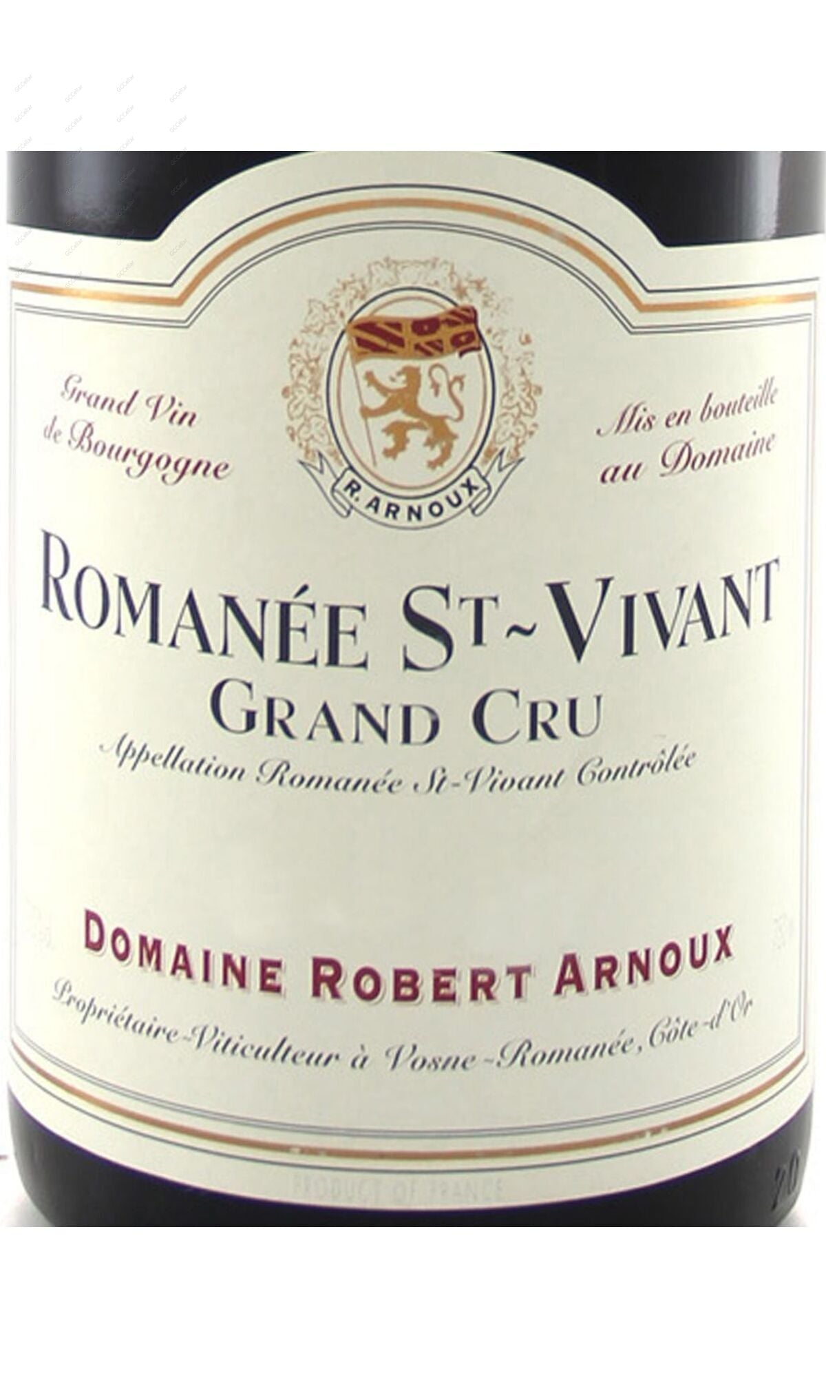 Robert Arnoux, Romanee Saint Vivant Grand Cru