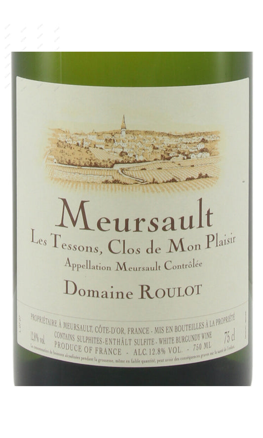 Roulot, Meursault, Les Tessons, Clos de Mon Plaisir