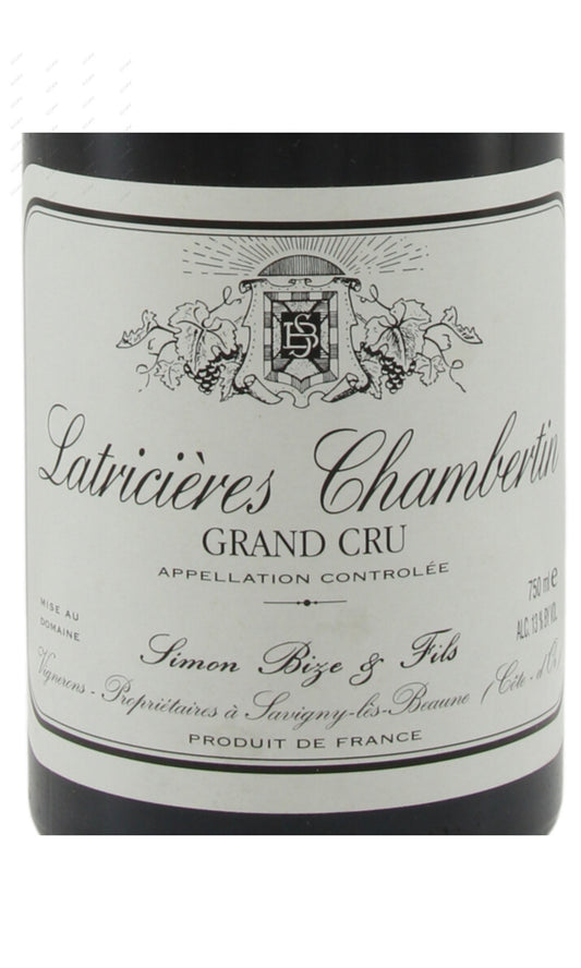 Simon Bize et Fils, Latricieres Chambertin, Grand Cru