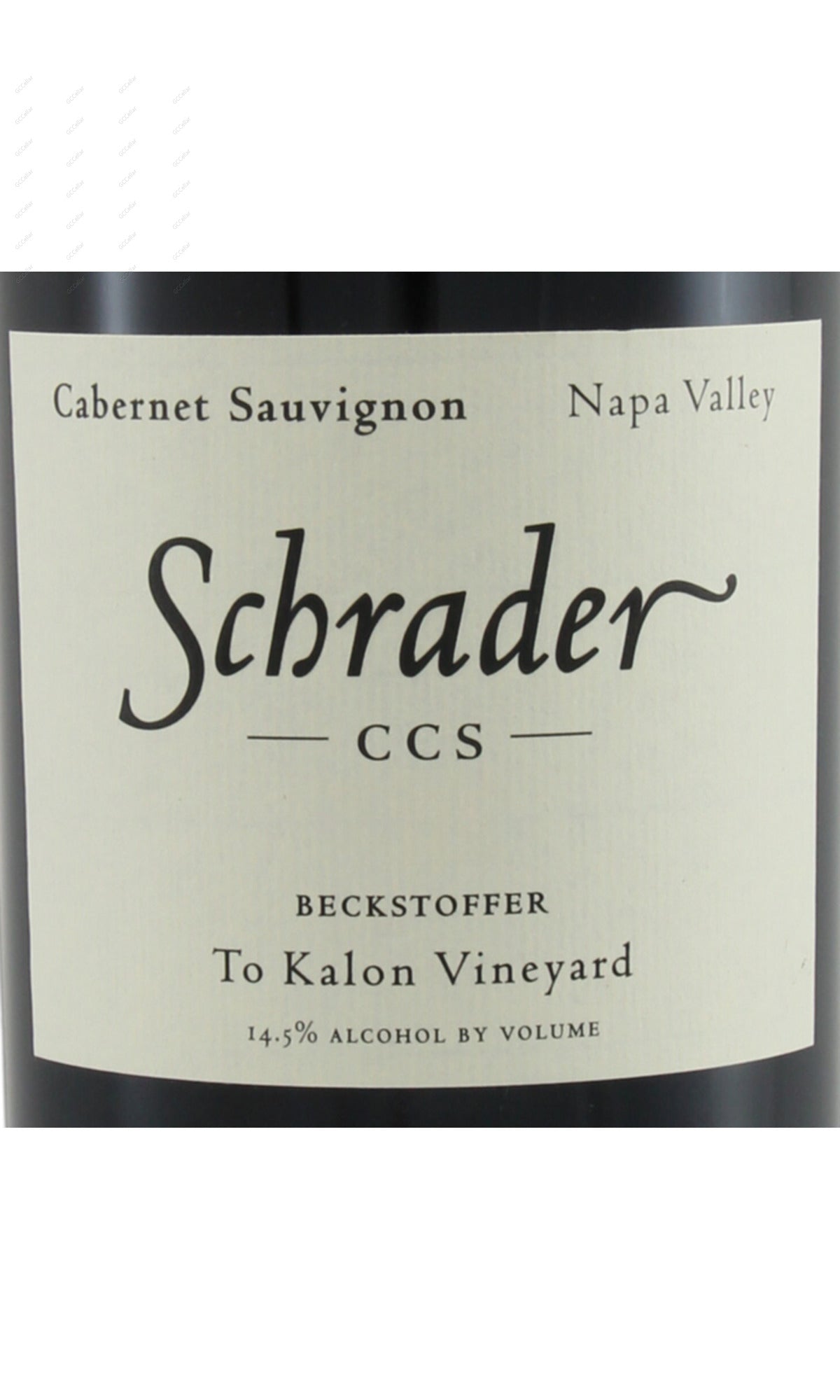 Schrader, Beckstoffer To Kalon Vineyard CCS, Cabernet Sauvignon