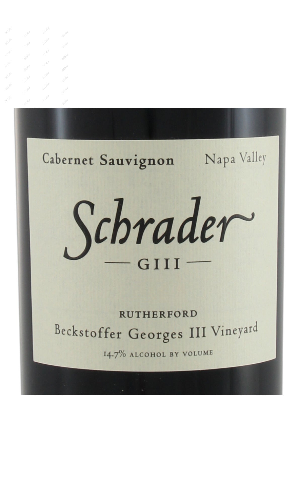 Schrader, Beckstoffer Georges III Vineyard, GIII,Cabernet Sauvignon