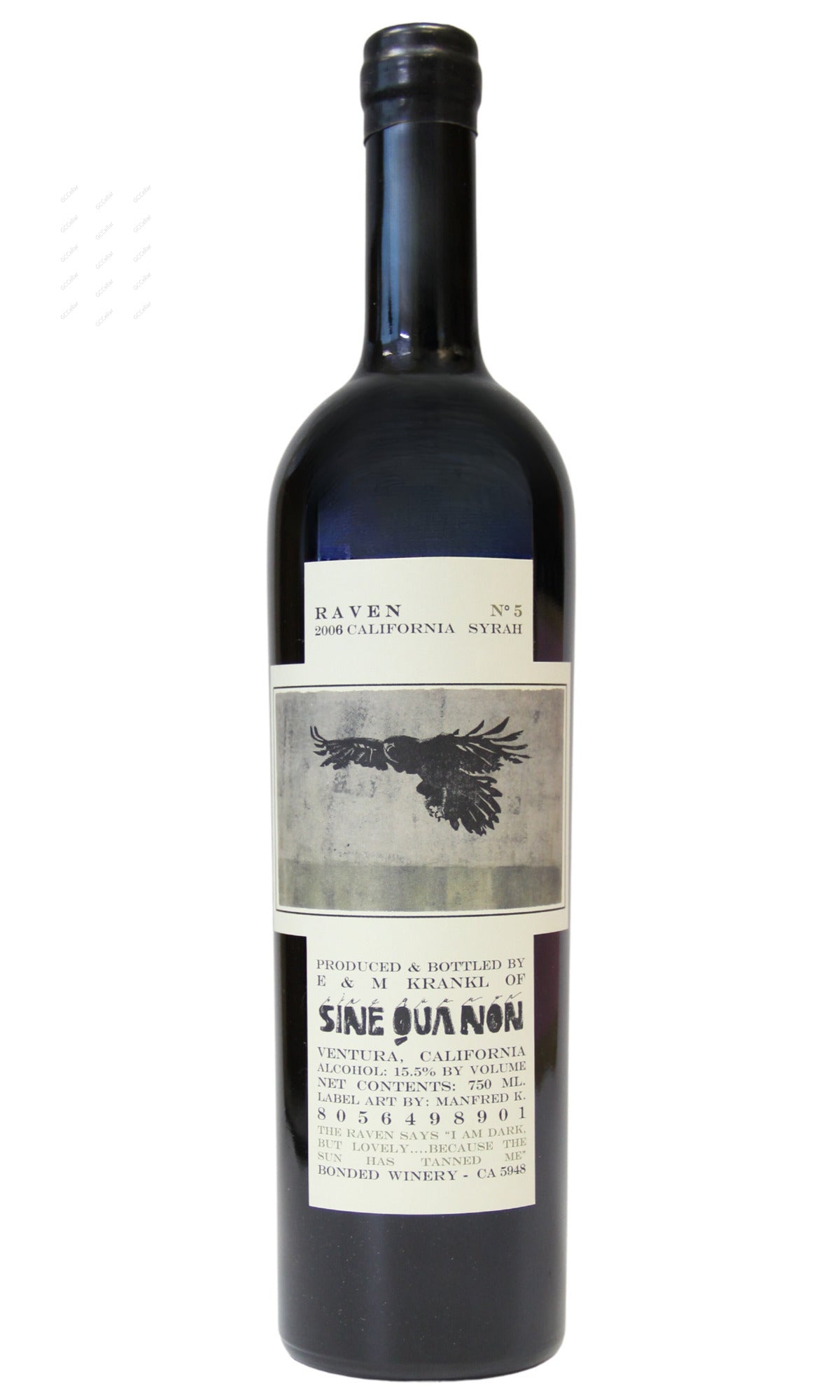 SQVES-A2006 Sine Qua Non, Raven Series #5 Syrah 辛寬隆 渡鴉 #5 750ml