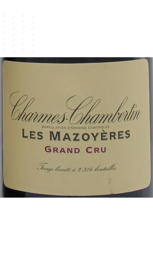 Domaine de la Vougeraie, Charmes Chambertin, Les Mazoyeres, Grand Cru