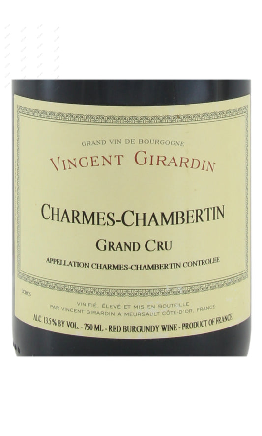 Vincent Girardin, Charmes Chambertin, Grand Cru