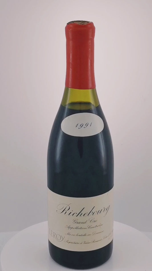 LRRBS-A1991*-R19083 Leroy, Richebourg, Grand Cru* 勒樺酒莊 李其堡特級園* 750ml