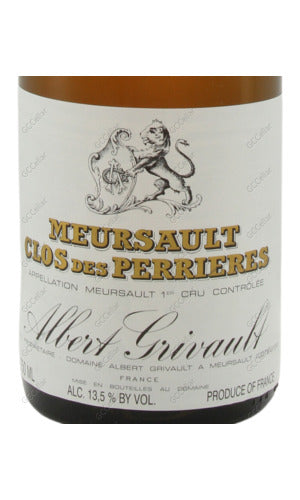 ABGPR-A2002-W Albert Grivault, Meursault, Clos des Perrieres, 1er Cru 艾伯特格里沃酒莊 梅索 石頭獨佔一級園 白酒 750ml