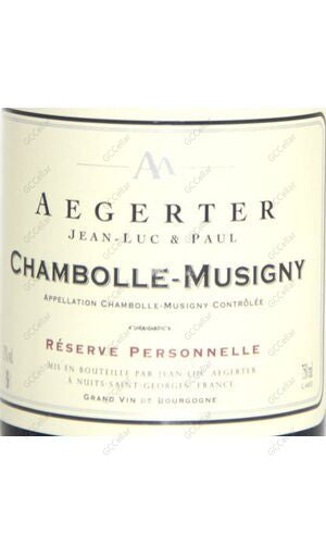 AGTCN-A2011 Aegerter Jean Luc & Paul, Chambolle-Musigny 阿杰特酒莊 香多蜜思妮 750ml