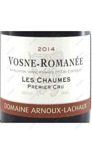 ALXCM-A2010 Arnoux Lachaux, Vosne Romanee, Les Chaumes, 1er Cru 阿諾拉夏酒莊 維森羅曼尼 肖美 一級園 750ml