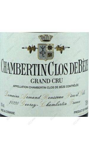 ARCBS-A2003 Armand Rousseau, Chambertin Clos de Beze, Grand Cru 阿曼盧梭酒莊 香貝丹貝茲特級園 750ml